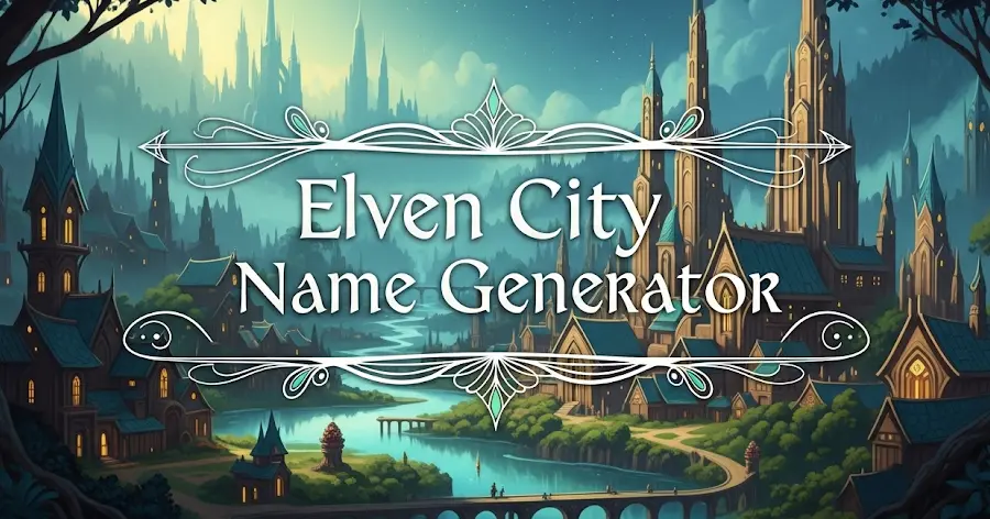 Elven City Name Generator | Create Your Luminous & Ancient City Name
