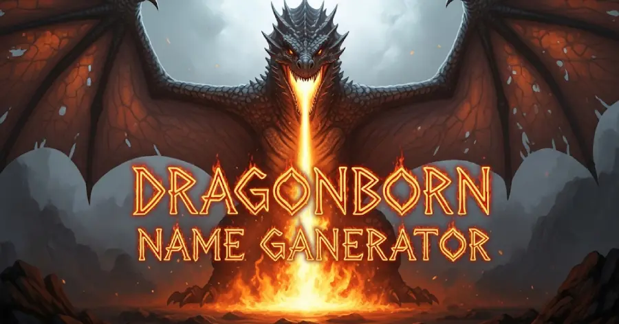 Dragonborn Name Generator ~ Create Your Epic D&D Draconic Name