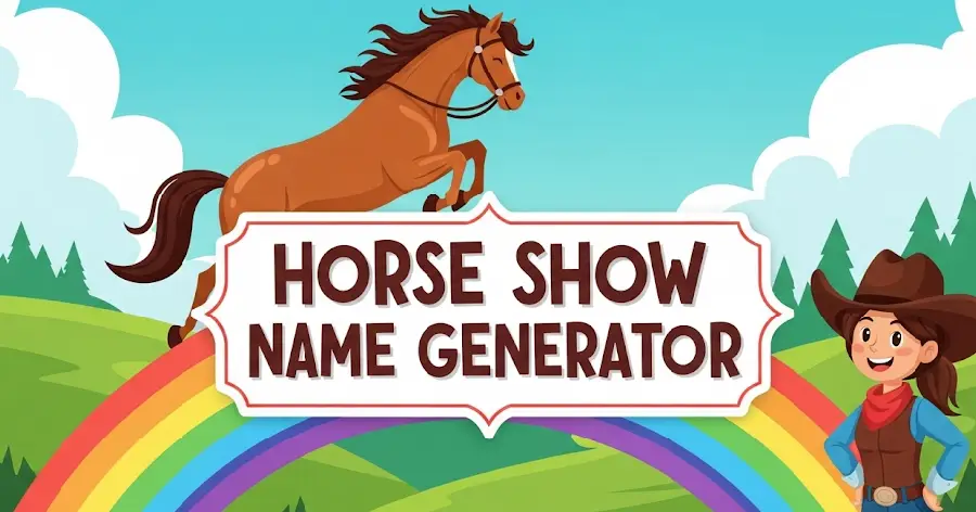 Get Inspired: Fun Ideas from a Horse Show Name Generator