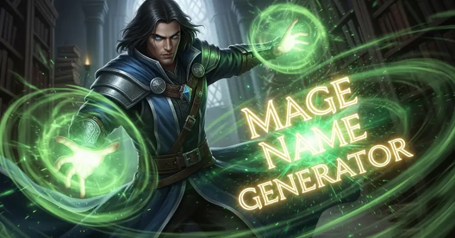 Mage Name Generator – 5000+ Arcane, Wizard & Sorcerer Names