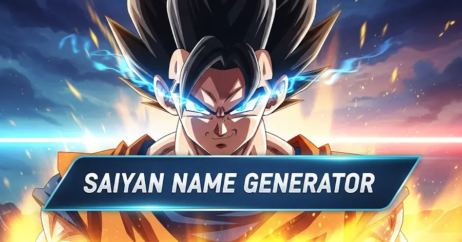 Saiyan Name Generator | Create Your Legendary DBZ Warrior Name