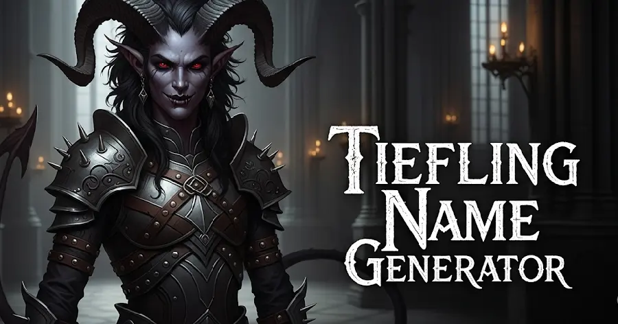 Tiefling Name Generator | Find a Hellishly Good Name for D&D